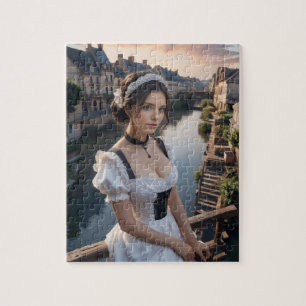 FRANSE MEISJE FANTASY PUZZEL