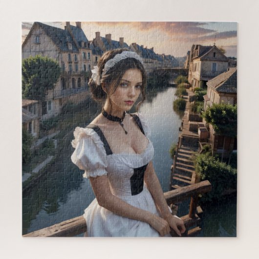 FRANSE MEISJE FANTASY PUZZEL (Verticaal)