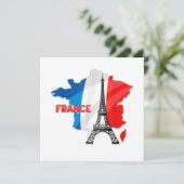 Franse meisjes, frankrijk vlag kinder, frankrijk v kaart (Staand voorkant)