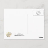 Franse militaire vouwfiets briefkaart (Achterkant)