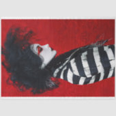Franse Mim Gebreide Mode Decoupage Tissuepapier (Voorkant)