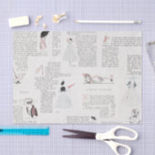 Franse Mode Art Deco Couture  Tissuepapier (Craft)