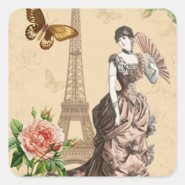  Franse mode Elegante sticker