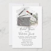 Franse Mode en Protea Vrijgezellenfeest Kaart (Voorkant)