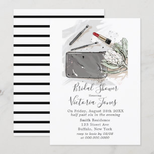 Franse Mode en Protea Vrijgezellenfeest Kaart