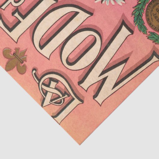 Franse Mode Ephemera ontkoppeling Tissuepapier (Detail)