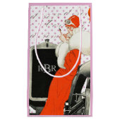  Franse Mode Illustration 1920's Flapper Klein Cadeauzakje (Voorkant)