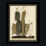 Franse Mode Pochoir Art Deco Poster<br><div class="desc">Art Deco,  Franse Mode,  Pochoir Print C.1920 16x20 afgebeeld. Verkrijgbaar in andere maten en op andere producten.</div>