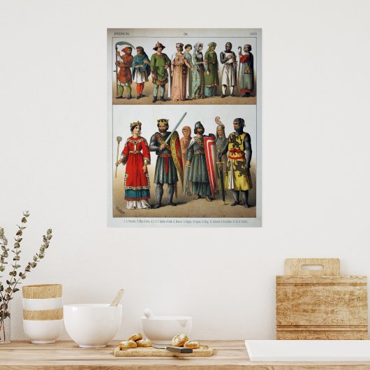 Franse Mode Poster (Keuken)