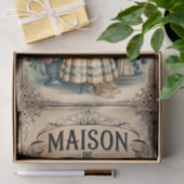 Franse Mode Poster 1 Decoupage Papier (Geschenk)