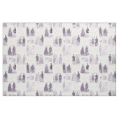  Franse Mode Toile Paars en White Stof (Yard (91,4 cm))