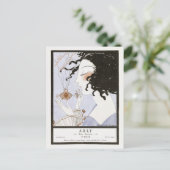 Franse Mode van parfum IllustratioPostcard Briefkaart (Staand voorkant)