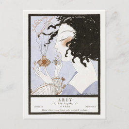 Franse Mode van parfum IllustratioPostcard Briefkaart