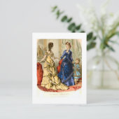 Franse mode voor de salon, 1875 briefkaart (Staand voorkant)