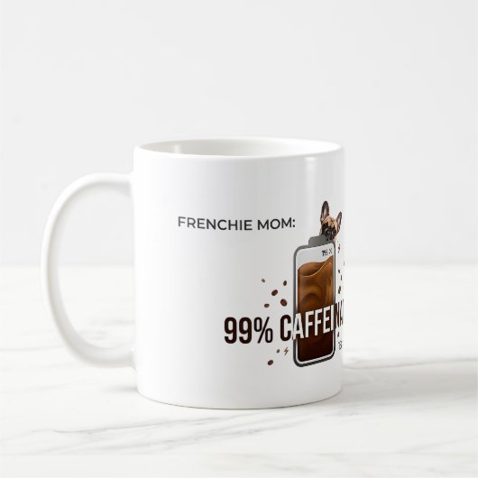 Franse Moeder 99 Procent Gecaffeïneerde Grappige K Koffiemok (Links)