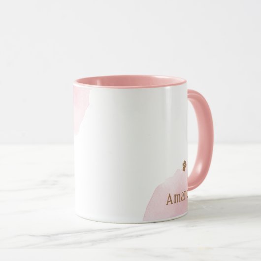 Franse Moeder Franse Bulldog Aangepaste Fotobeker Mok (Voorkant rechts)