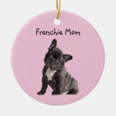 Franse Moeder Franse Bulldog Keramisch Ornament (Voorkant)