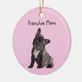 Franse Moeder Franse Bulldog Keramisch Ornament (Links)