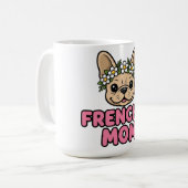 Franse Moeder Franse Bulldog Mok (Voorkant links)