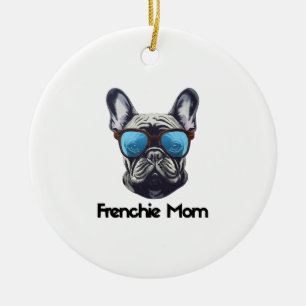 Franse Moeder Grappige Franse Bulldog Hond Liefheb Keramisch Ornament