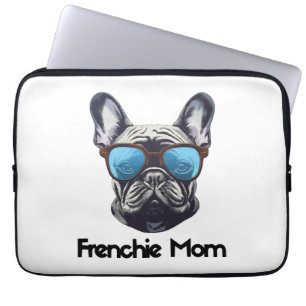Franse Moeder Grappige Franse Bulldog Hond Liefheb Laptop Sleeve