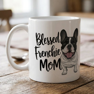 Franse Moeder Mooie Franse Bulldog Liefhebber Hond Koffiemok