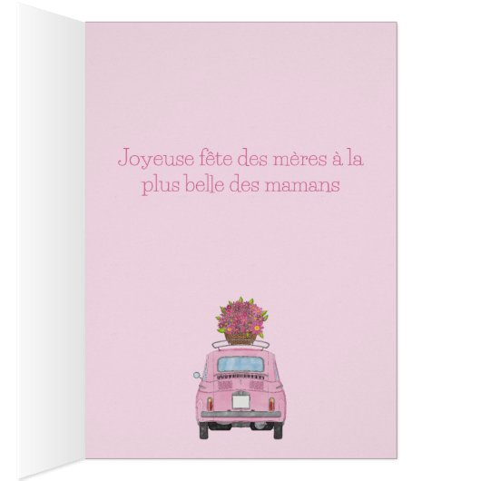 Franse moederdag Fiat 500 (Binnen (Rechts))