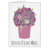 Franse moederdag-roze bloemen (Voorkant)