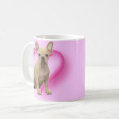 Franse mok voor stierenpuppy's (Voorkant links)