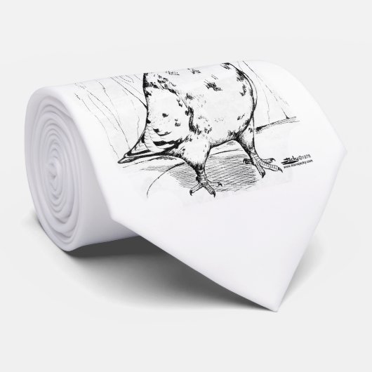 Franse Mondain Duif 1978 Stropdas (Opgerold)