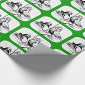 Franse Mondain Duiven 1981 Cadeaupapier (Hoek)