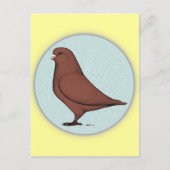 Franse Mondain Pigeon Circle Briefkaart (Voorkant)