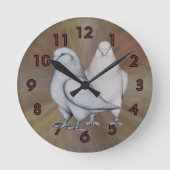 Franse Mondains Clock Ronde Klok (Voorkant)