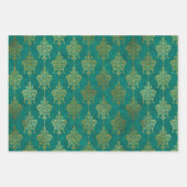 Franse motif-kleurencoördinaten 3 inpakpapier vel (Voorkant 3)