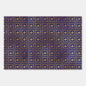 Franse motif-kleurencoördinaten 3 inpakpapier vel (Voorkant 2)