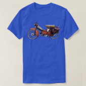  Franse Motobecane Moped T-shirt (Design voorkant)