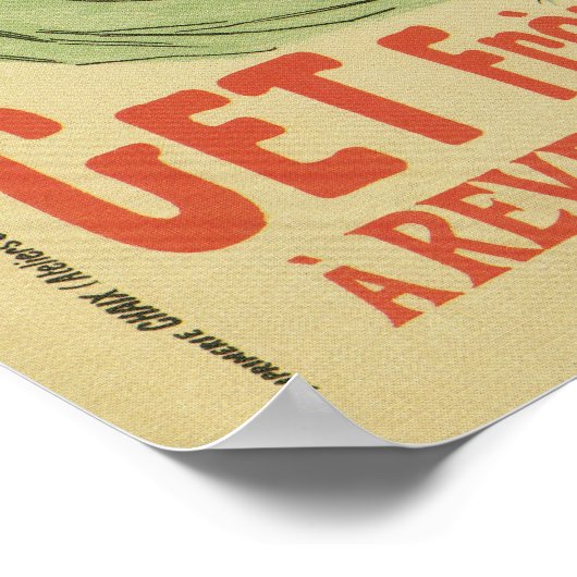  Franse muntlikeur en Chéret Poster (Hoek)