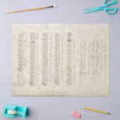  Franse muziek Ah Vous Dirai-je Maman Lyrics Tissuepapier (Craft)