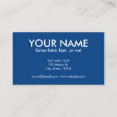 Franse muziek van Horn Colorful Fun Array Visitekaartje (Achterkant)