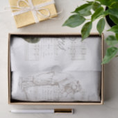 Franse muziek violist danseres dame meisje decoupa tissuepapier (Geschenk)