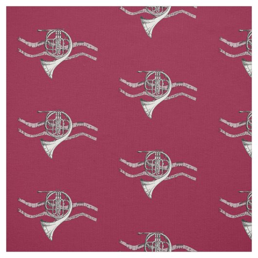 Franse muziekkverbinding stof (Swatch)
