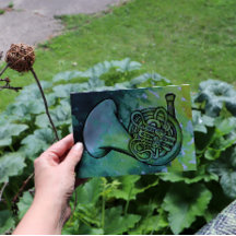 Franse muzieleraar Horn Band