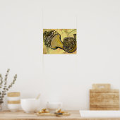 Franse muzieleraar Horn Band Poster (Keuken)