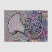 Franse muzieleraar Horn Band Tissuepapier (Voorkant)