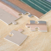 Franse nationale vlag Eiffeltoren - oud Legpuzzel (Zijkant)