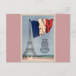  Franse nationale vlag- en oliefabriek Briefkaart