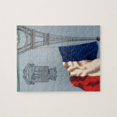 Franse nationale vlag- en oliefabriek Legpuzzel (Horizontaal)