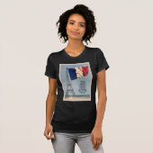  Franse nationale vlag- en oliefabriek T-shirt (Voorkant volledig)