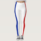 Franse nationale vlag leggings (Voorkant)