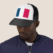 Franse nationale vlag trucker pet (In situ)